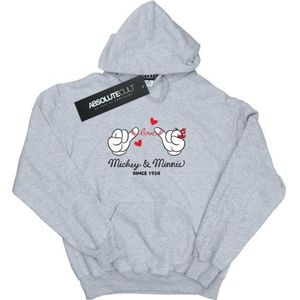 Li-cense Disney dames mickey mouse love hands hoodie