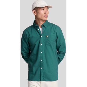 Lyle And Scott - Oxford Shirt - Groen - Katoen - Regular Fit