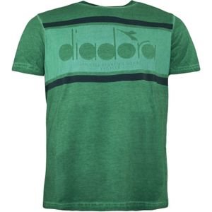Diadora - Verdant - T-shirt - Groen - Korte Mouwen - Crew Neck
