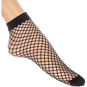 Pack-2 Korte Damessokken Grote Resistente Mesh 0508-CITY