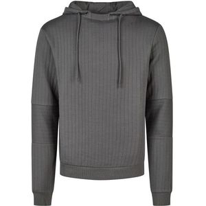 Phil & Co - Heren Lounge Hoodie - Antraciet - Jacquard Sweat