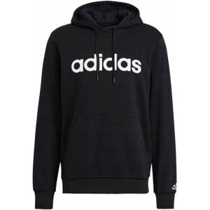 Adidas - Essentials Linear - Hoodie - Zwart - Met Lange Mouwen