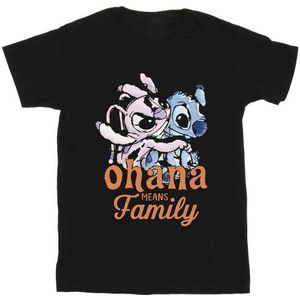 Li-cense Disney heren lilo en stitch ohana engel knuffel t-shirt