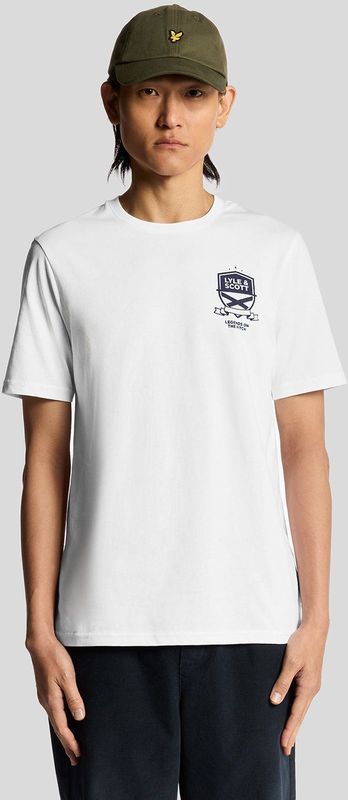 Lyle & Scott - Legends On The Pitch - T-shirt - Wit