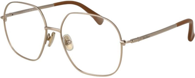 Max Mara - Rectangle Metal Frame - Geel - Accessoire