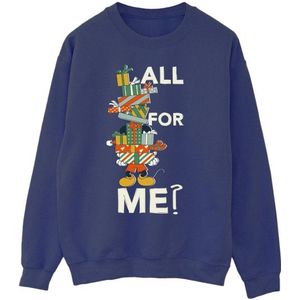Li-cense Disney heren mickey mouse presents all for me sweatshirt