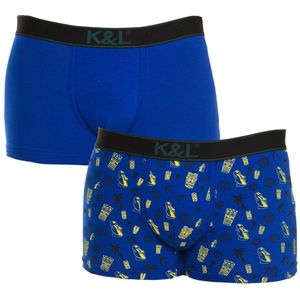 Pack-2 Boxers Grappig ademende stof KL2005 man