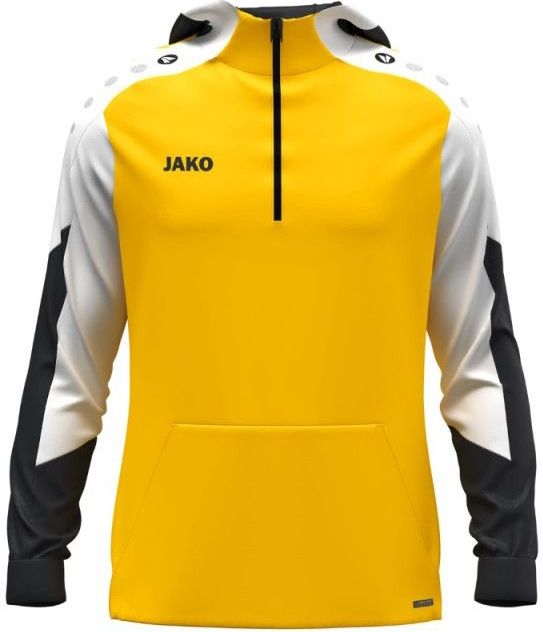 Jako - Sweater met Kap - Geel-wit - Dynamic 6770-305