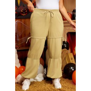 Relaxed Fit Gelaagde Wijde Pantalon