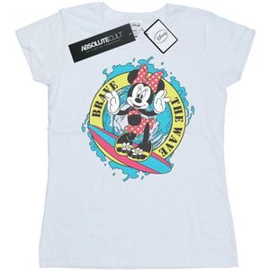 Li-cense Disney dames minnie mouse brave the wave katoenen t-shirt
