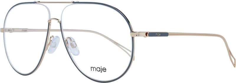 Maje - Aviator Sportbril - Grijs - Nikkelzilverlegering - Met Demo Lenzen