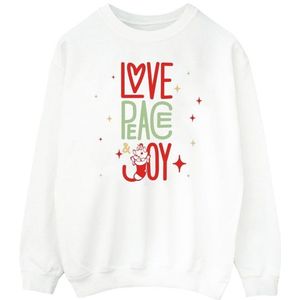 Li-cense Disney dames the aristocats marie love peace joy sweatshirt