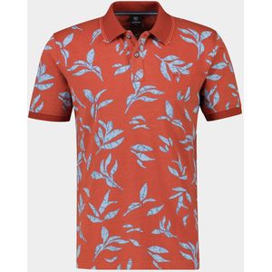 Lerros Polo korte mouw polo 1/2 arm 2433240/327 deep coral red