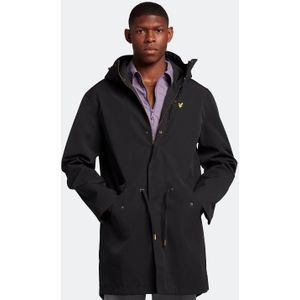 Lyle & Scott bonded parka jack in zwart