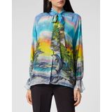 Philipp Plein - Silk Chiffon Shirt Hawaii - Veelkleurig - Overhemd