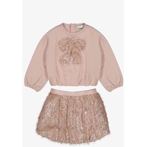 Abel & Lula Meisjes set rok sequin