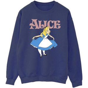 Li-cense Disney heren alice in wonderland take a bow sweatshirt