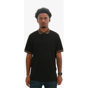 Versace Jeans - Polo - Zwart - Slim Fit - Gouden Baroque Print