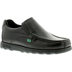 Kickers - Fragma Slip - Leren Schoenen - Zwart