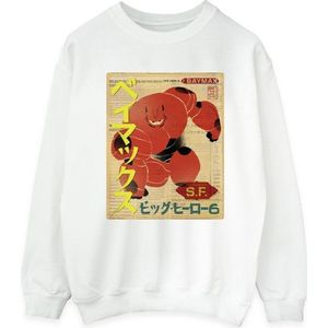 Li-cense Disney dames big hero 6 baymax newspaper sweatshirt