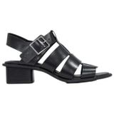 Calvin Klein - Sandalen - Zwart - Met Gesp - Blokhak