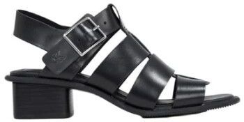 Calvin Klein - Sandalen - Zwart - Met Gesp - Blokhak