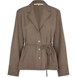 Second Female - Neel Shirt Blazer - Bruin - Dames
