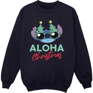 Li-cense Disney dames lilo and stitch kerstboom tinten sweatshirt