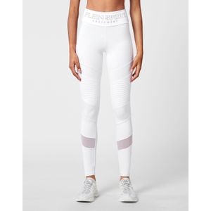 Sport Leggings Statement Zwart Kleurblok Met Hoge Taille Voor Dames