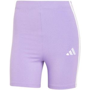 Adidas - Dames Essentials - Hoge Taille Biker Shorts - Gestreept