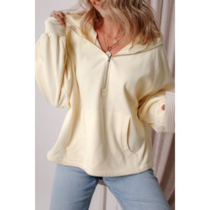 Gevoerde Halfzip Sweatshirt Relaxed Fit