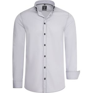 Rusty Neal - Slim Fit - Overhemd - Lange Mouwen - Contrasterende Stiksels