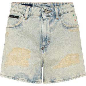 Philipp Plein - Utah - Korte Broeken - Blauw - Denim