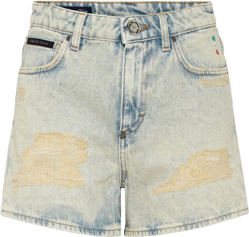 Philipp Plein - Utah - Korte Broeken - Blauw - Denim
