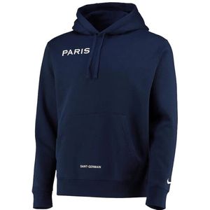 Nike - Heren PSG Hoodie - Katoen - Met Kangoeroezak - Lange Mouwen