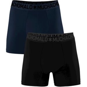 Muchachomalo Jongens 2-pack bamboo boxershorts effen