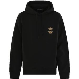 Dolce & Gabbana - Katoenen Jersey Hoodie - Zwart - Heren
