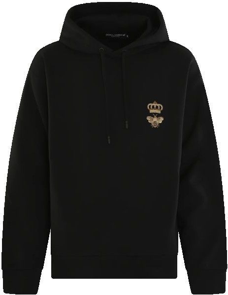 Dolce & Gabbana - Katoenen Jersey Hoodie - Zwart - Heren