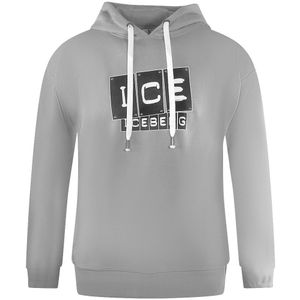 Ice Iceberg - Bold Blocked Logo - Hoodie - Grijs