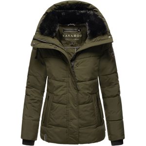 Navahoo - Gewatteerd Jack - Dames - Met Capuchon - Imitatiebont - Sag ja XIV