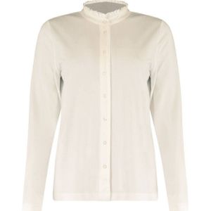Bloomings Blouse lange mouw SLT275-8836 Licht beige