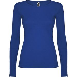 Roly - Dames Extreme T-Shirt - Lange Mouwen - Zwart - 100% Katoen