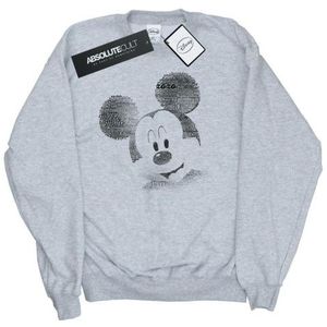 Li-cense Disney heren mickey mouse tekstgezicht sweatshirt