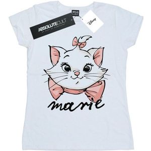 Li-cense Disney dames the aristocats marie sketch gezicht katoenen t-shirt
