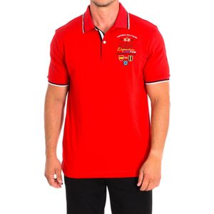 La Martina - TMP312-JS303 - Polo met Korte Mouwen - Rood