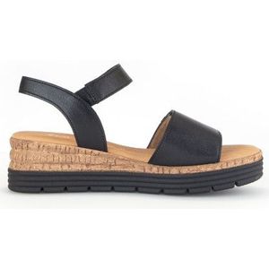 Gabor - 62.700.57 - Dames Sandaal - Zwart - Leer