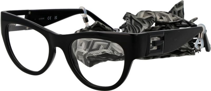 Guess - GU2988 - Brilframe - Zwart - Kunststof, Demo Glazen, Cat Eye