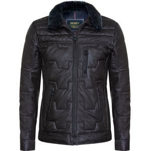 Leren Bikerjas - Guayaquil - Gewatteerd - Heren