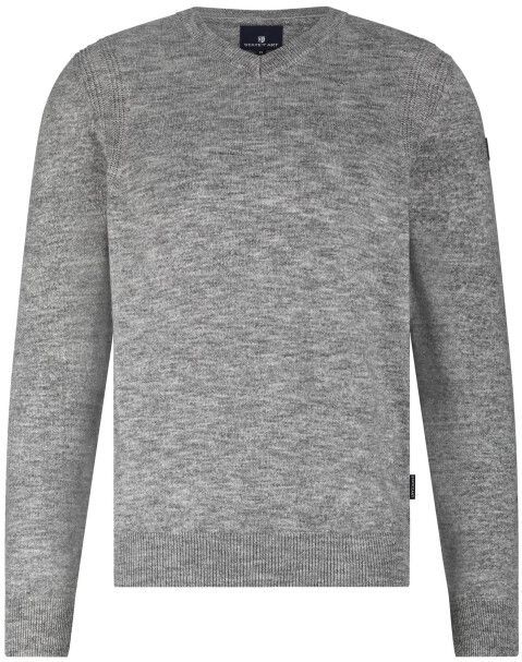 State of Art - V-Hals Trui - Wit - Lange Mouw