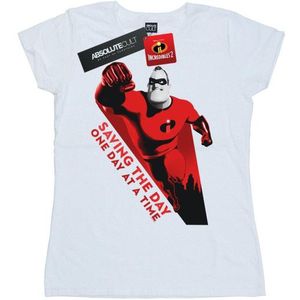 Li-cense Disney dames the incredibles saving the day katoenen t-shirt